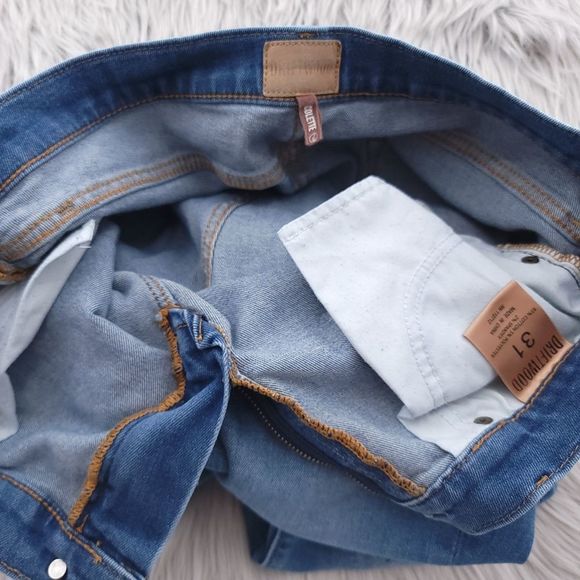 DRIFTWOOD Blue Cropped Jeans with Embellished Cuffs - Picture 15 of 16